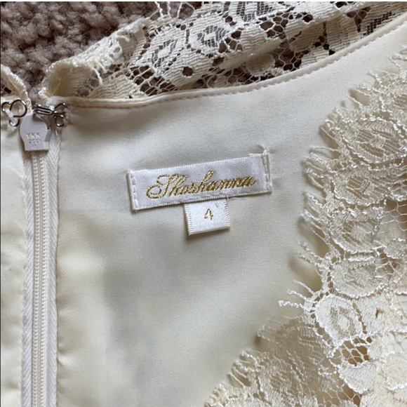Cream Shoshanna dress in size 4 Great condition. - Picture 5 of 5
